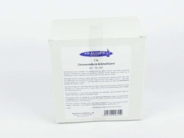 Zitronensäure kristallisiert 1 kg - 2